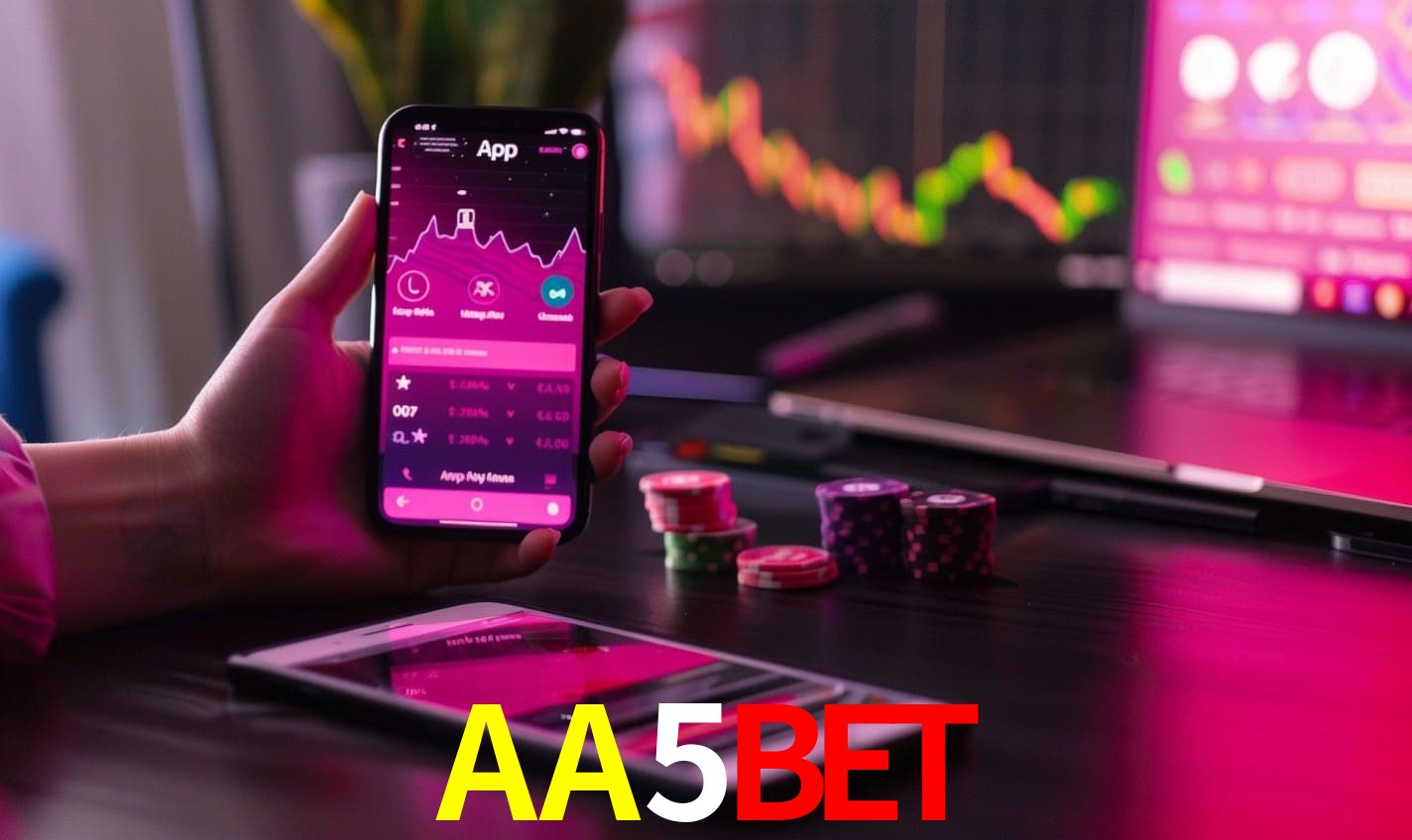 Comparação APP mobile vs versão web da AA5BET